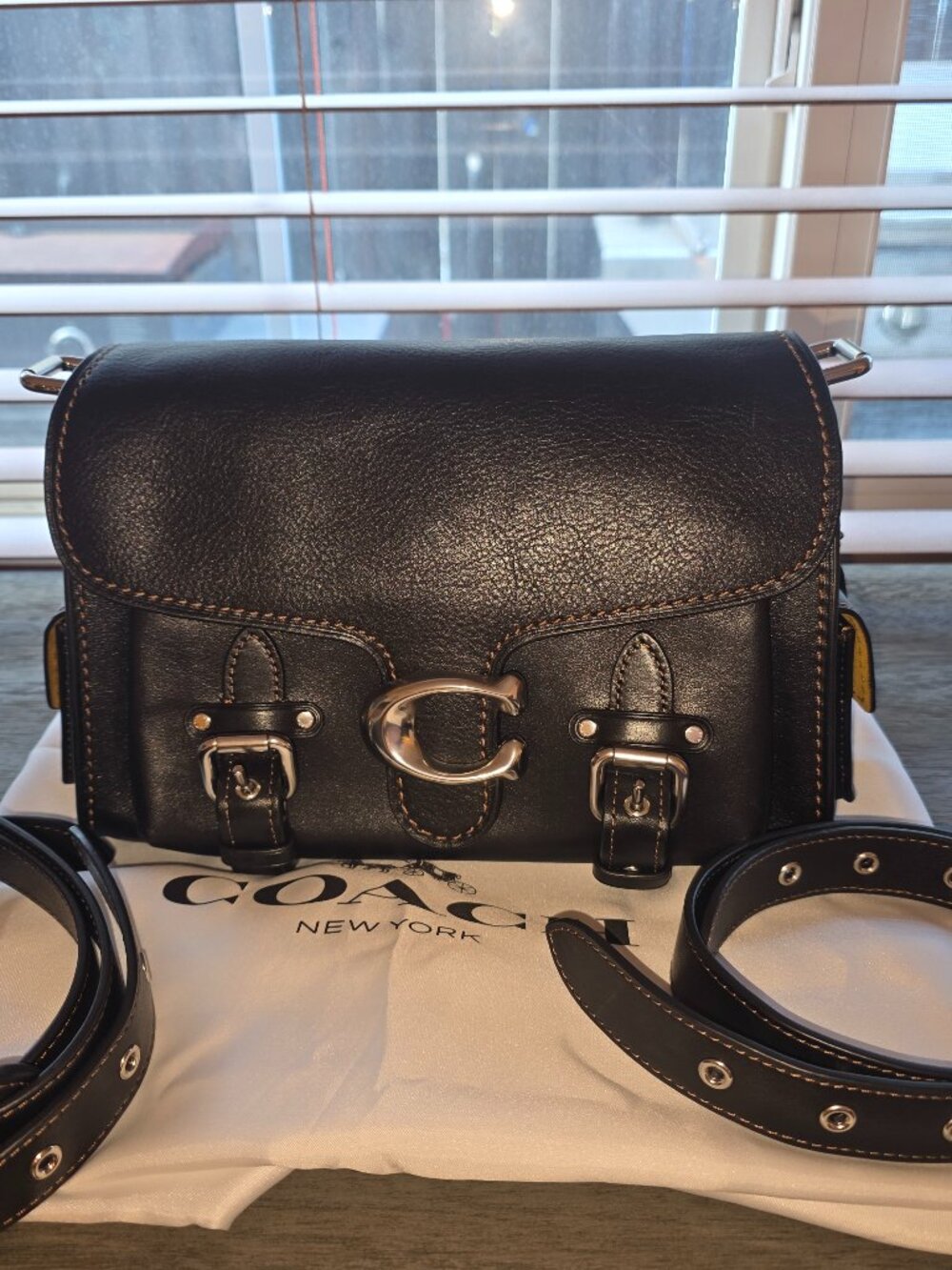 Coach Western Tabby Black